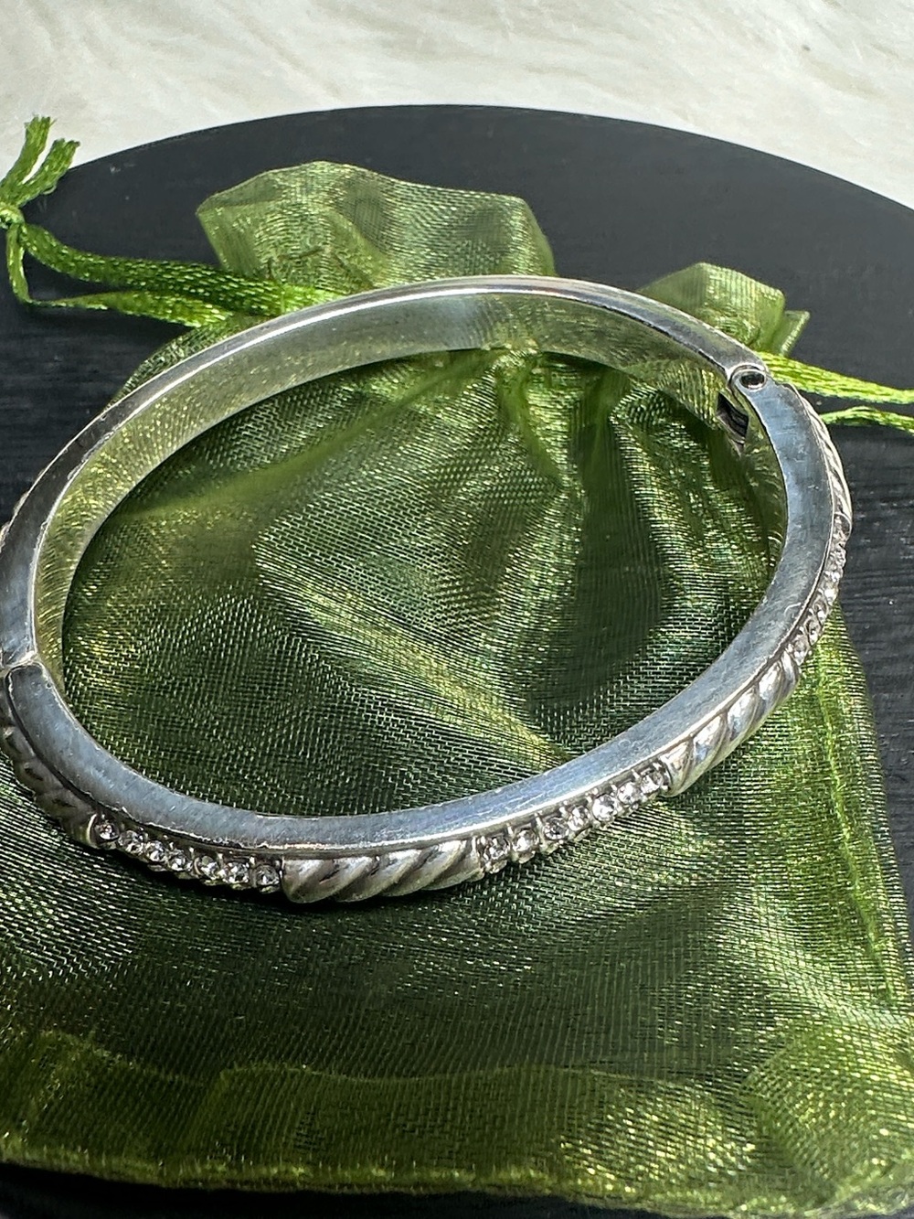 Brighton charm bracelet bangle silver “Sacred Love”